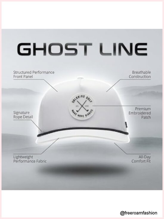 Golf Snapback Hat - Adjustable Rope Hat for Golfing main image 4